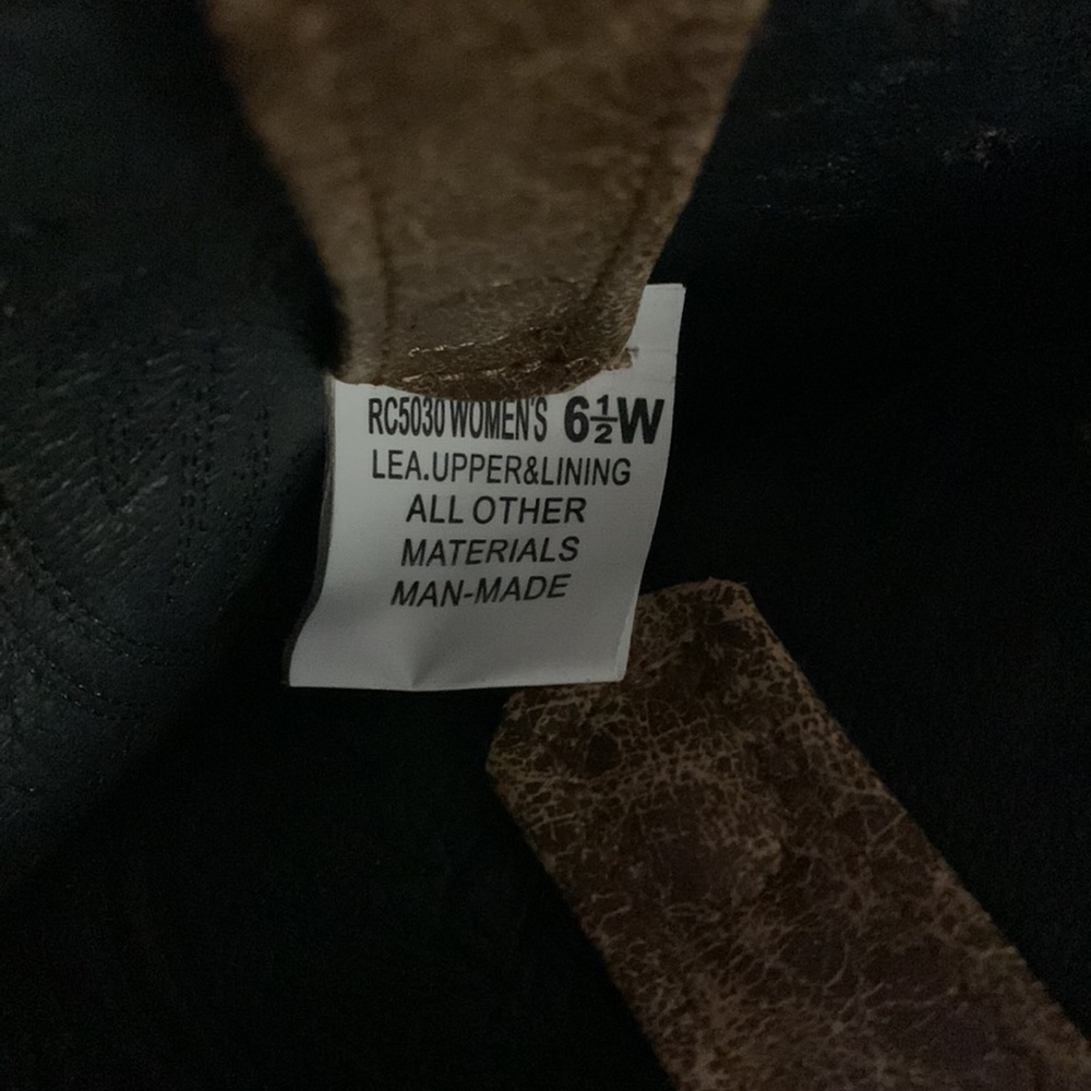 Brown Leather Cowboy Boots - Picture 4 of 4